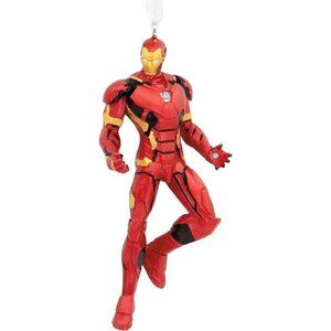 Hallmark Red Marvel Iron Man Decorative Hanging Christmas Holiday Ornament